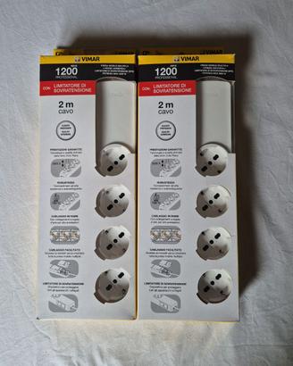 Coppia multipresa presa multipla Vimar serie 1200