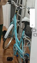 Bicicletta Torpado T120 Silver Life Acquamarina La