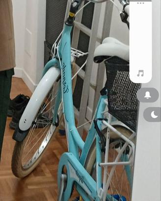 Bicicletta Torpado T120 Silver Life Acquamarina La