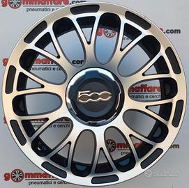 4 cerchi lega nuovi fiat 500 r16 lt2425