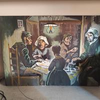 copia quadro van Gogh mangiatori di patate