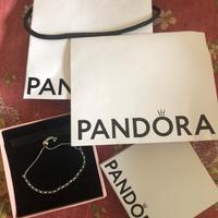 Bracciale tennis Pandora arg.e zirconi c/scat.orig