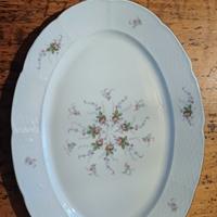 Piatto ovale floreale