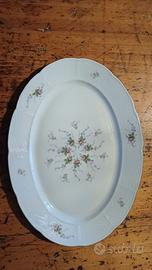 Piatto ovale floreale