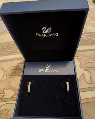 Orecchini Swarovski a mezzaluna