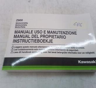 LIBRETTO USO E MANUTENZIONE KAWASAKI Z900 (Nuovo)