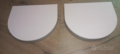 2 mensole mezza luna