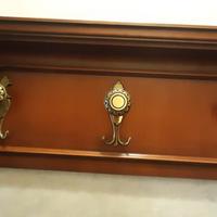 Appendiabiti in legno pregiato