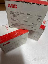 Abb interruttore magnetotermico 3 poli 10A e 6A
