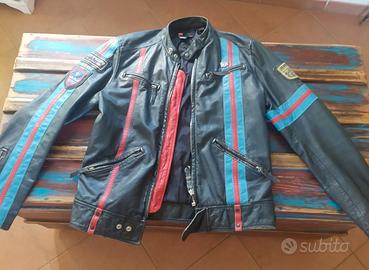 Diesel vintage giacca in pelle cafe racer M