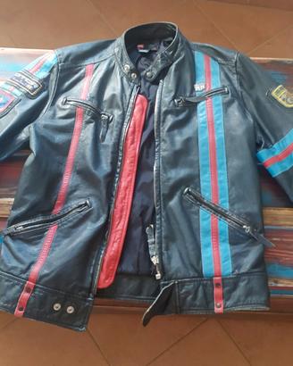 Diesel vintage giacca in pelle cafe racer M