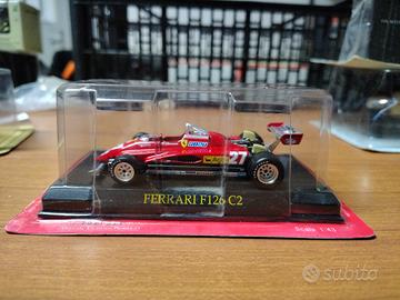 modellino Ferrari F126 C2 scala 1:42