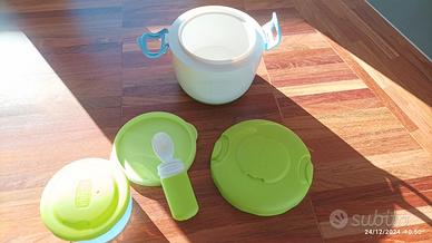 Chicco Thermos Portapappa System Easy Meal, Conten