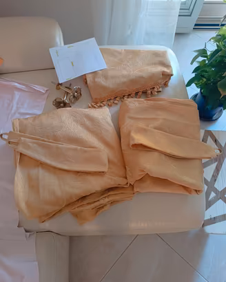  tende e mantovana classica + fermatende in ottone