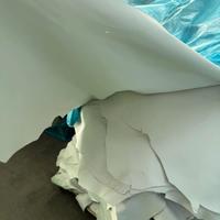 Pelli fodera in crust bianca per calzatura