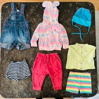 Lotto 2: abbigliamento neonata 3-6 Mesi