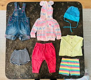 Lotto 2: abbigliamento neonata 3-6 Mesi