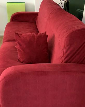 Divano letto 3 posti con materasso due piazze