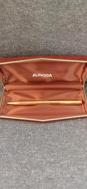 Penna a sfera vintage Aurora 98 placcata oro con c