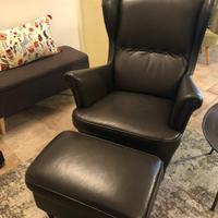 Poltrona con rivestimento