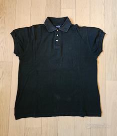 Polo nera Trussardi uomo vintage (tg. L) 