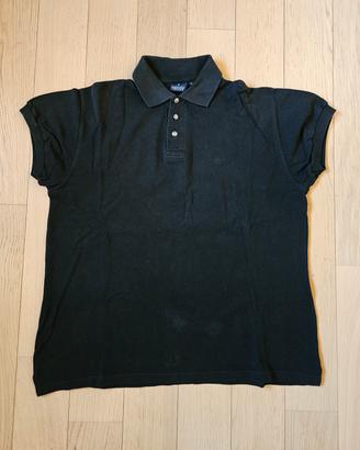 Polo nera Trussardi uomo vintage (tg. L) 