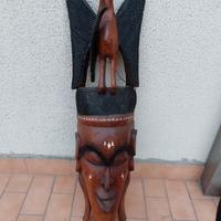 GRANDE SCULTURA IN LEGNO