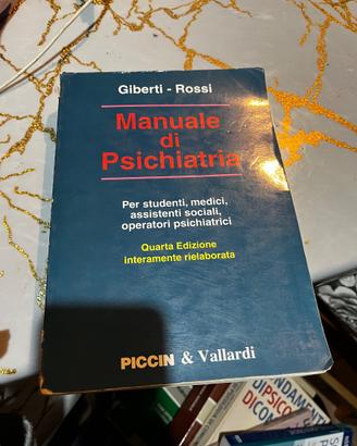 Manuale di psichiatria Gilberti-Rossi – Quarta edi