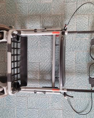 Ausilium Rollator deambulatore pieghevole a 4 ruot