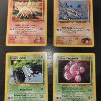 Lotto di 9 carte Gym heroes NM Near mint