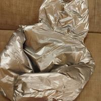 Giubbotto argentato Bershka