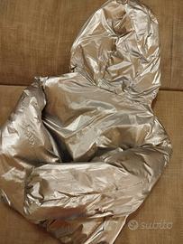 Giubbotto argentato Bershka