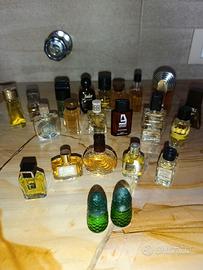 miniature di profumi da collezione