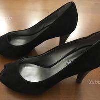 Scarpe nere con tacco n. 37 Cafè Noir