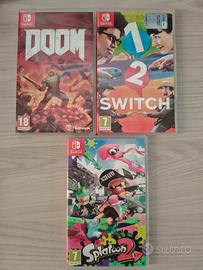 Lotto 3 giochi Nintendo switch 