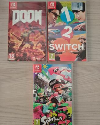 Lotto 3 giochi Nintendo switch 