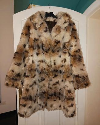 abbigliamento vintage cappottino eco pelliccia
