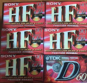 Cassette audio vergini