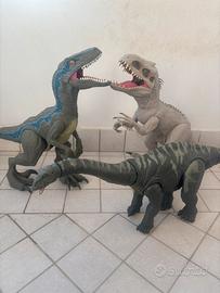 3 Dinosauri  GIGANTI 1 metro Jurassic World