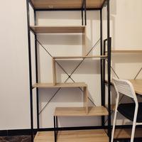 Scrivania +Libreria+Sedia con cuscini