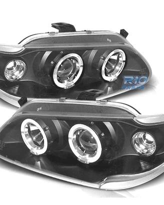 FARI PER RENAULT MEGANE 96-99 ANGEL EYES FONDO NER