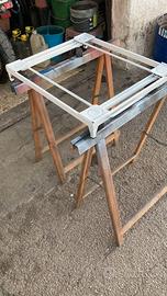 Base mobile carrello lavatrice 50 x 60 x 8