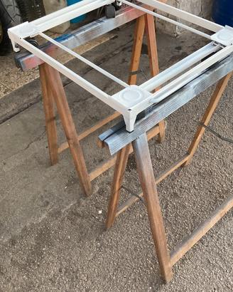 Base mobile carrello lavatrice 50 x 60 x 8