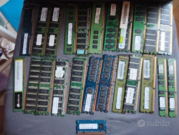 memoria memorie  RAM lotto 
