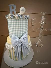 Torta Evento - nascita o battesimo - super chic