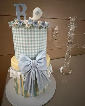 Torta Evento - nascita o battesimo - super chic