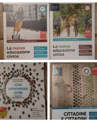 4 libri di Educazione Civica 