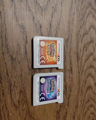 4 giochi - pokemon sole , luna, mario bros, kart