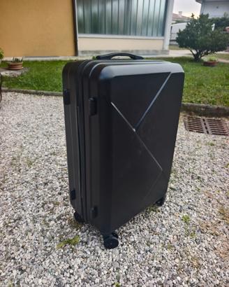 Trolley medio rigido nero (64x40x25 cm)