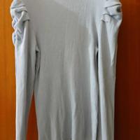 MAGLIETTA A COSTINE CELESTE